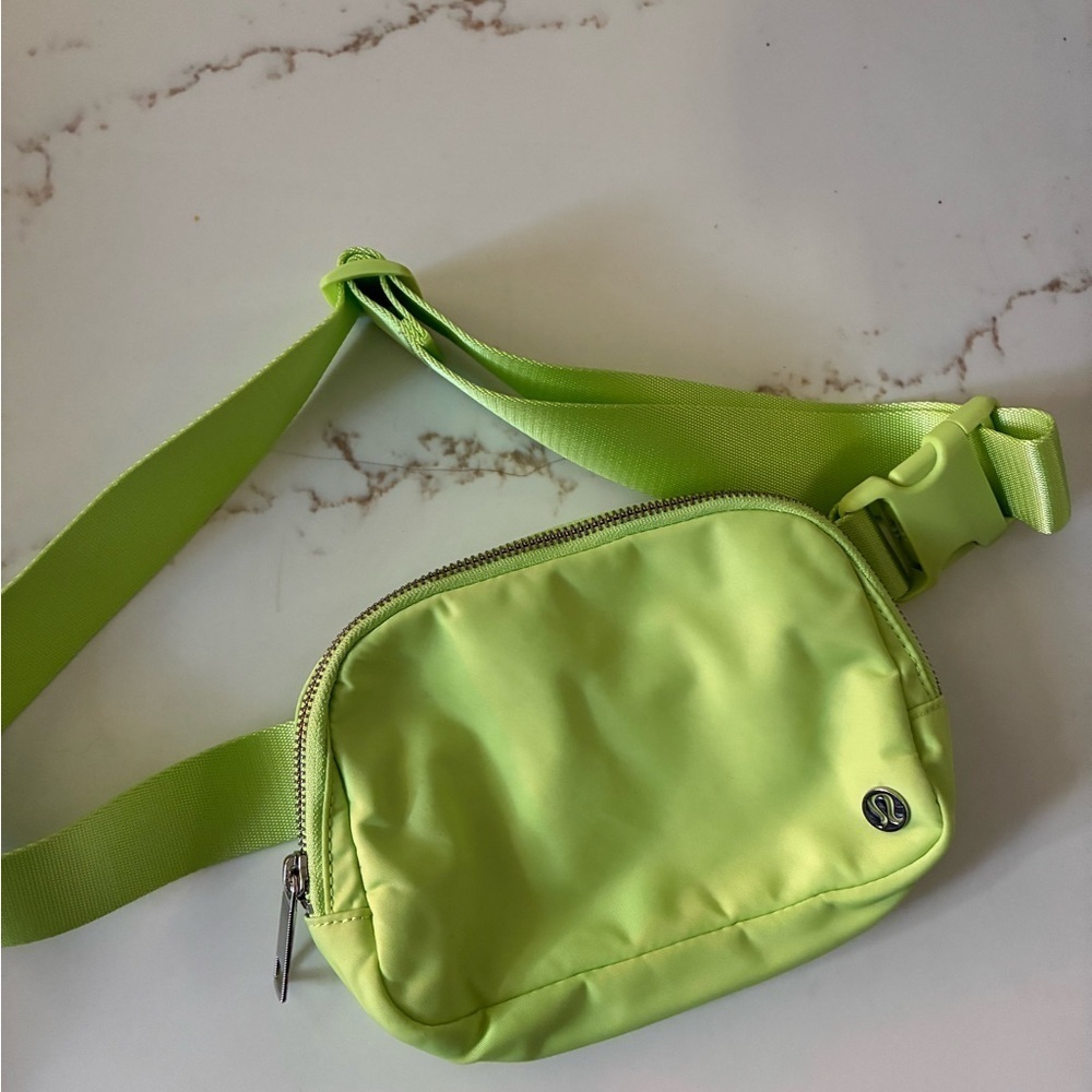 Lululemon lime crossbody bag